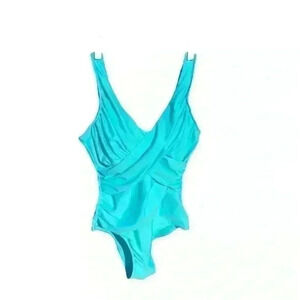 Real comfort slimming swimsuit, Tiffany blue size 10
